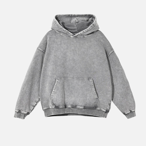 2k25 Washed Hoodie Gray