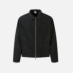 2k25 Textured Zip-Up Jacket Black