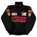 Vintage F1 Jacke - Ferrari Black