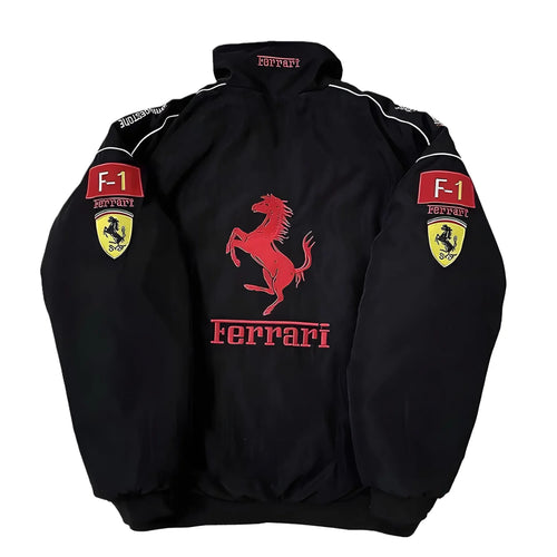 Vintage F1 Jacke - Ferrari Black